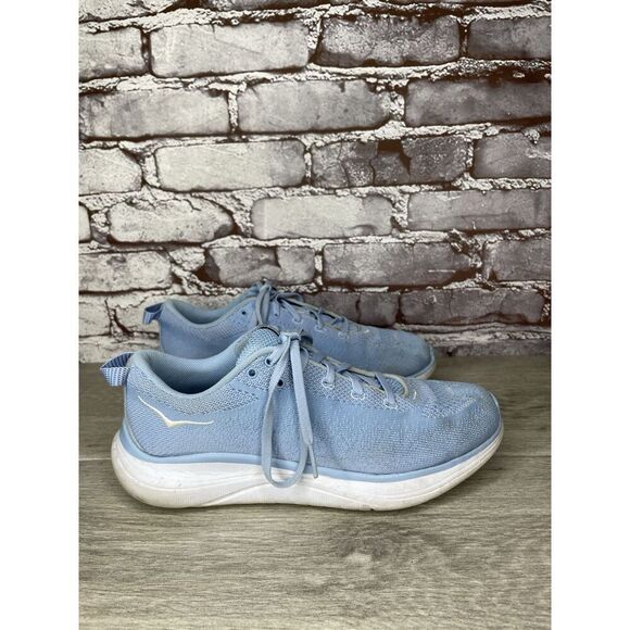 Hoka One One Hupana Flow Blue Fabric Running Shoes Sneakers Women Sz 8M US/40EU - Picture 13 of 16